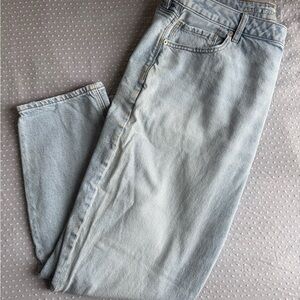 American Eagle Outfitters Light Wash Straight Jeans